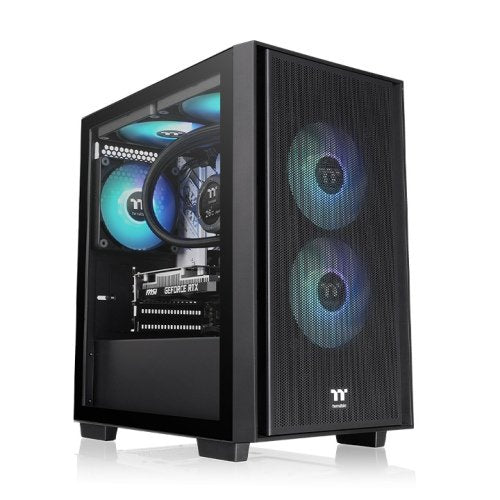 Caja Pc Thermaltake Versa H16 Tg Argb Vidrio Templado Ca-1y8-00s1wn-02