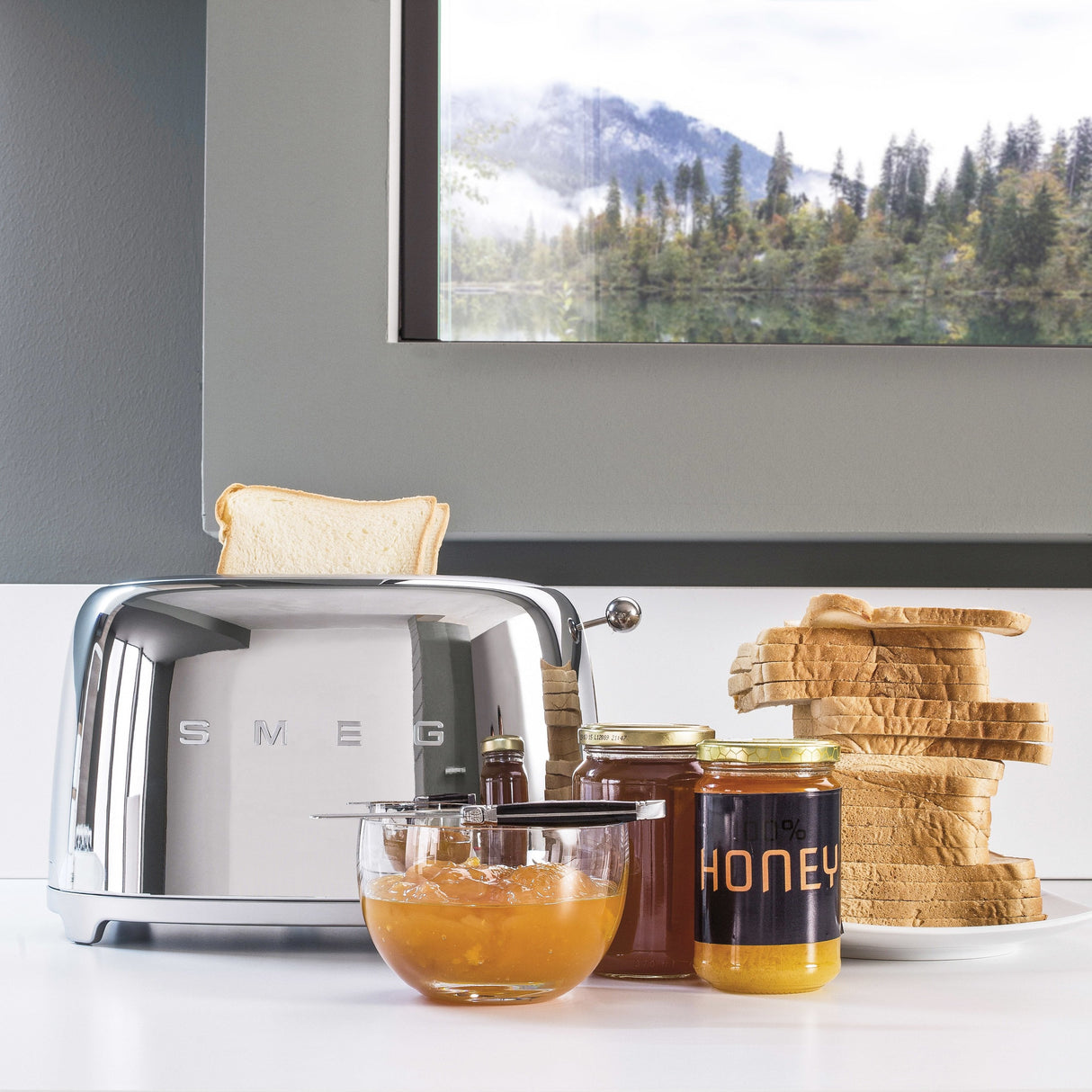 EAN 8017709189136 - Smeg TSF01SSEU tostadora 6 2 rebanada(s) 950 W Cromo imagen 9