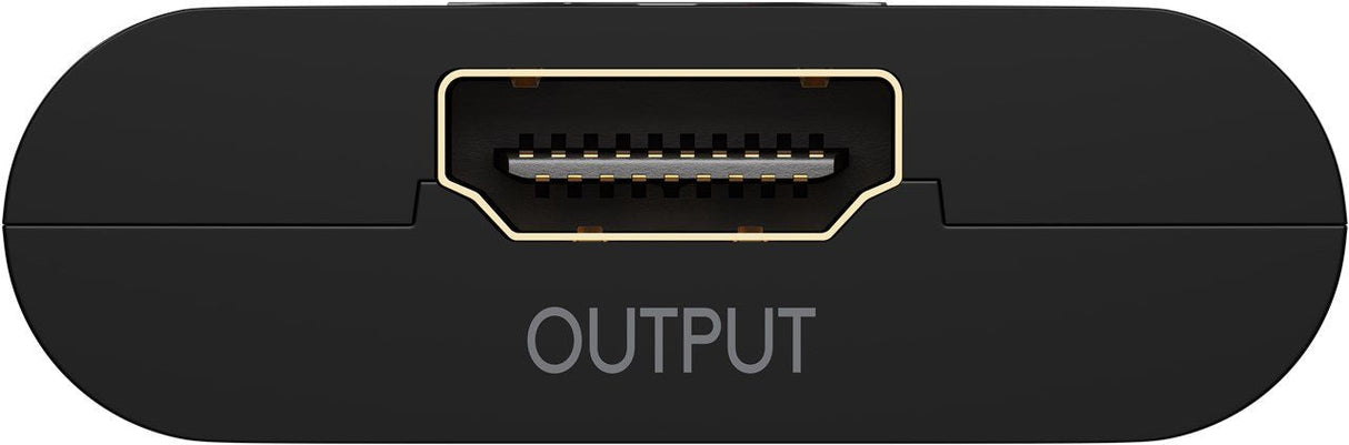 Amplificador De Señal Hdmi 4k A 60 Hz De Goobay, Extensión Hdmi Negra 58492