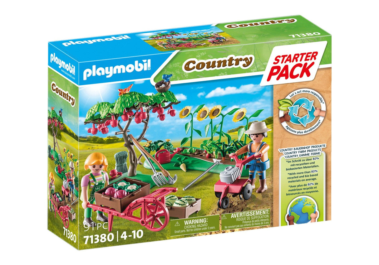 Playmobil 71380 Country Starter Pack Granja Huerto Juguete De Construcción