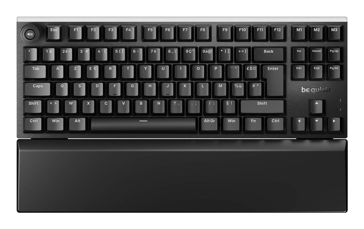 Teclado Gamer Mecánico (Silent Táctil) Be Quiet! Light Mount Tkl Rgb (Negro)