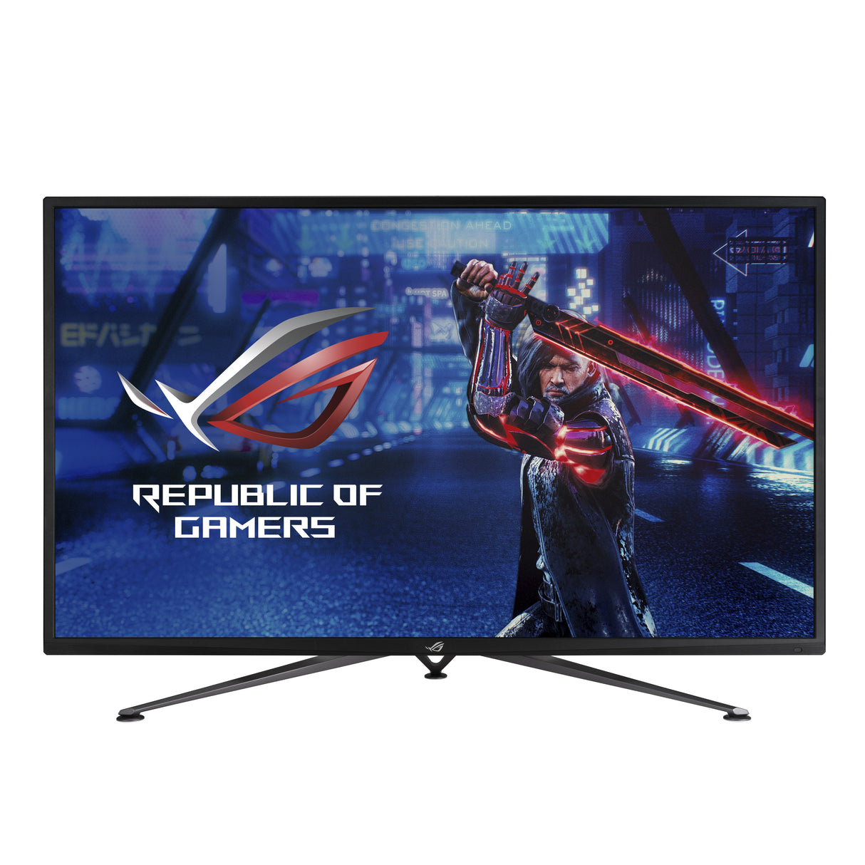 Monitor Asus 43 Xg43uq Strix Gaming 16:9,1ms,Usb 3.0, Black White, Freesync Premum Pro