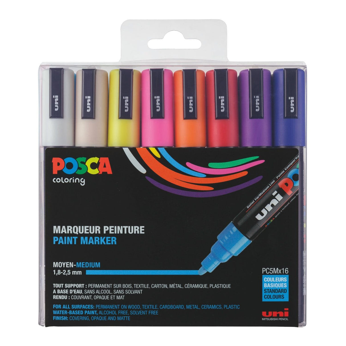 EAN 4902778249222 - POSCA Multicolor 8 pieza(s) imagen 1