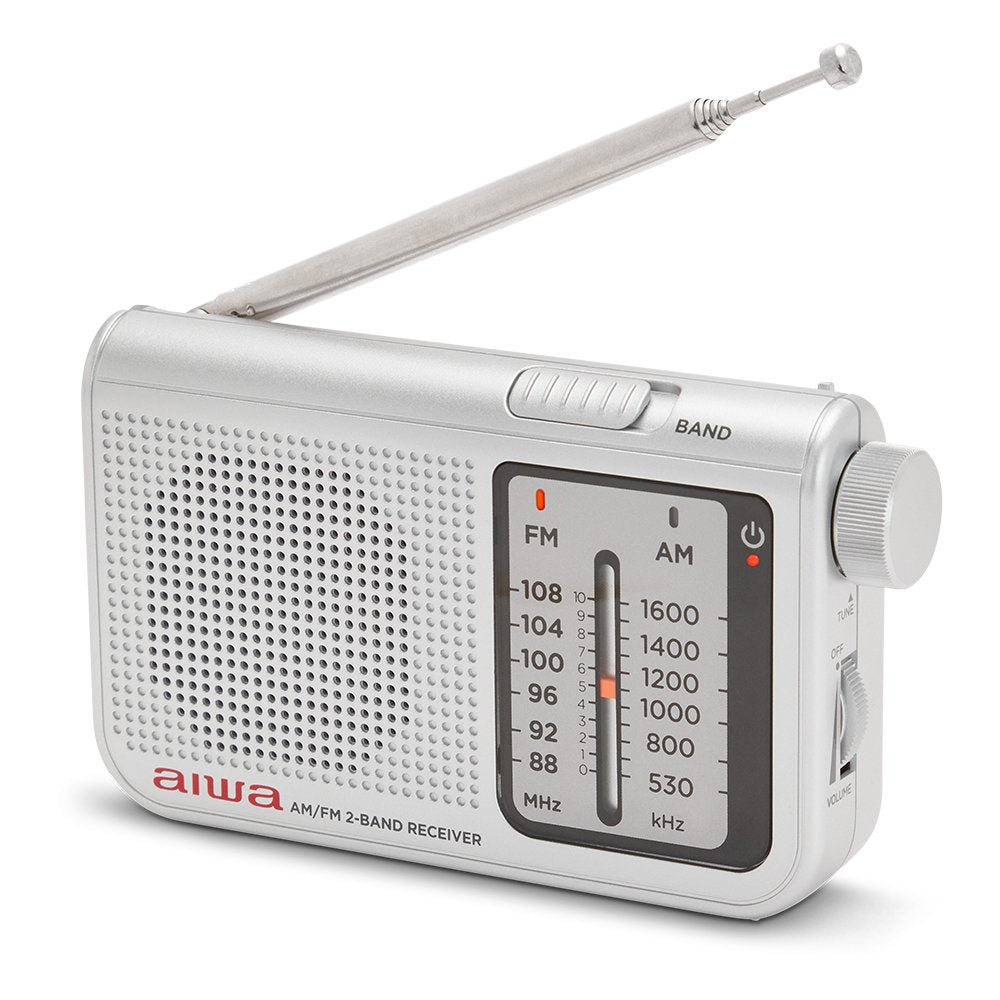 Radio Portátil Aiwa Rs-55sl Plata