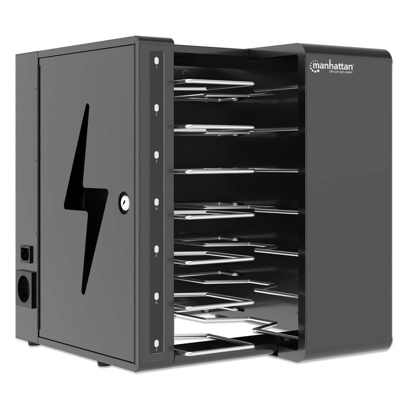 Manhattan 7-Port Usb-C Desktop-Armario De Carga 65w/Port Max 315w