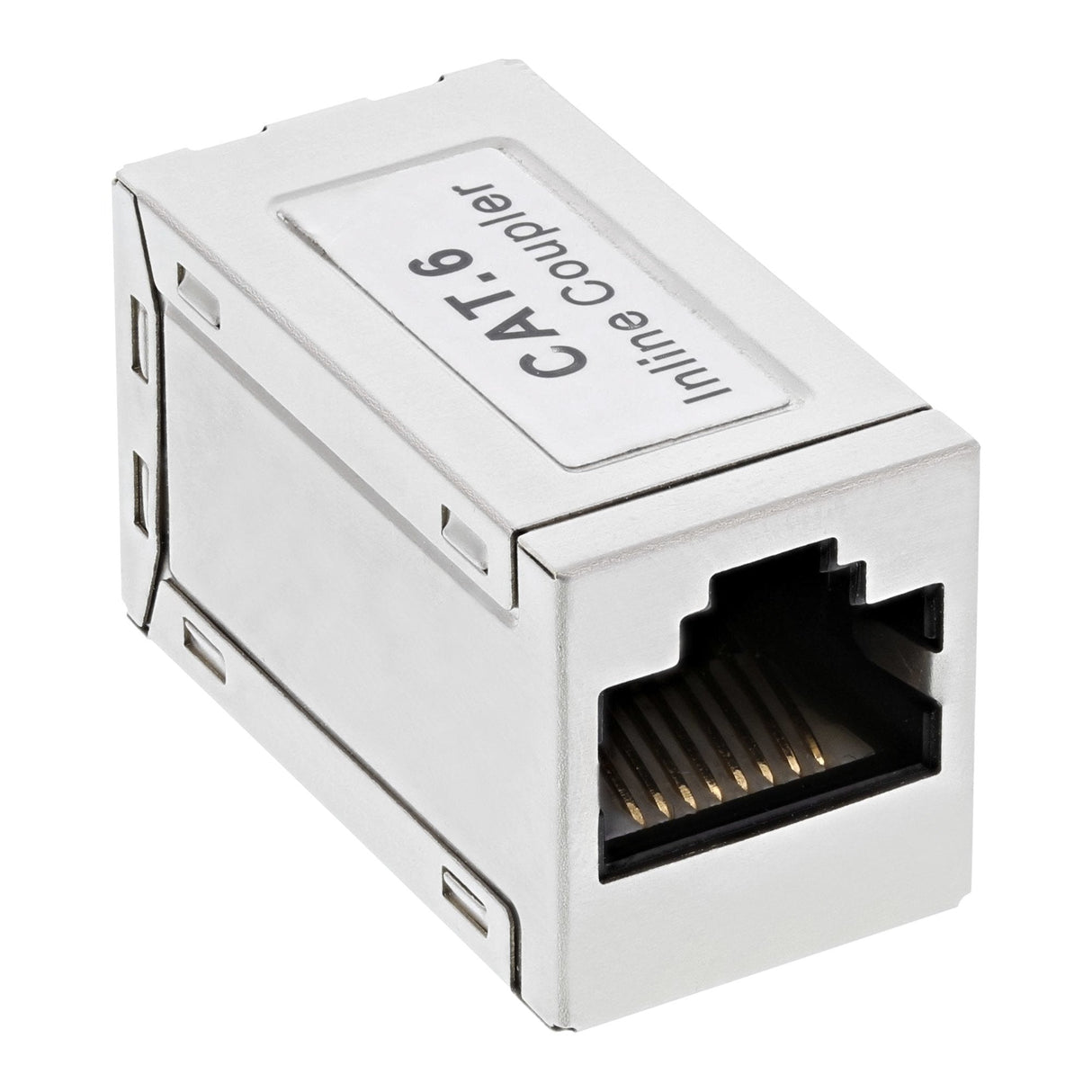 Adaptador Inline Cat.6, Completamente Blindado, Metal, 2x Rj45 F/F, 1:1