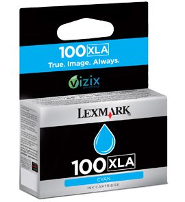 Original Lexmark Cartucho Inyeccion Tinta Cian Nº100 Xla Vizix