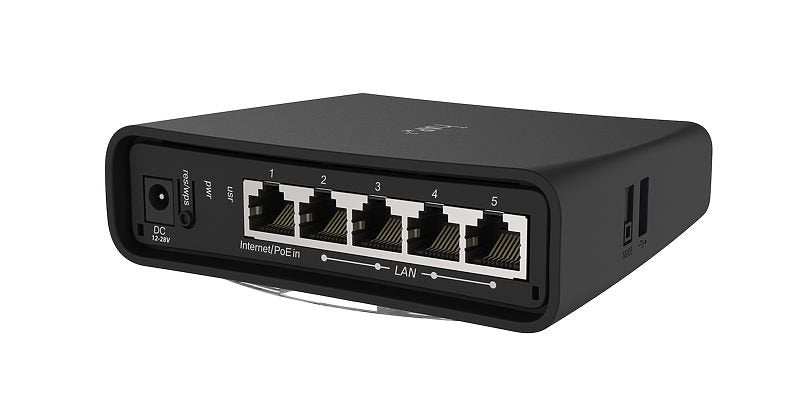 EAN 2505021811584 - Mikrotik hAP ac² 1167 Mbit/s Negro Energía sobre Ethernet (PoE) imagen 3