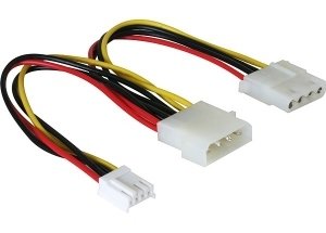 Cable De Alimentacion Delock Molex 4pin -> Molex 4pin +3,5 Fdd