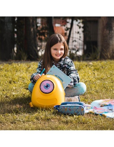 Mochila Con Pantalla Led Woxter Loy-Big Eye Amarilla