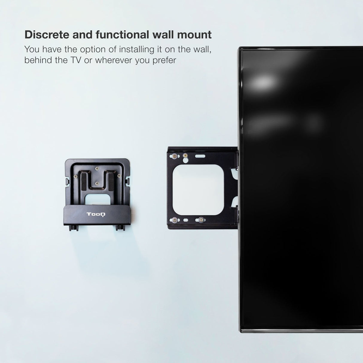 EAN 8433281012318 - TooQ TQMPM4776 soporte de CPU Soporte de CPU para instalación en pared Negro imagen 4