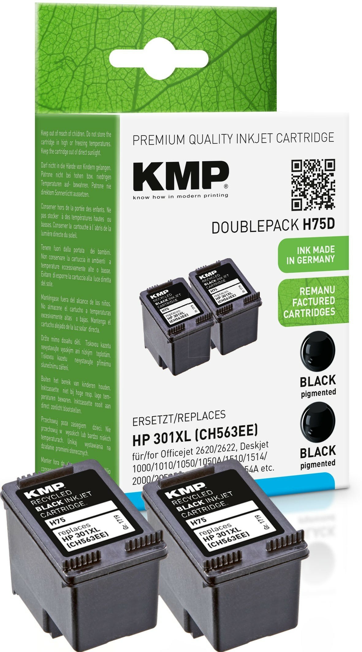 Kmp H75d Ink Cartridge Sw Dp Compatible With Hp Ch 563 Ee