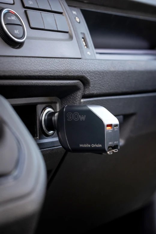 Mobile Origin 90w Car Charger Ca22 Usb-C+Usb-A 2x Cable 60cm