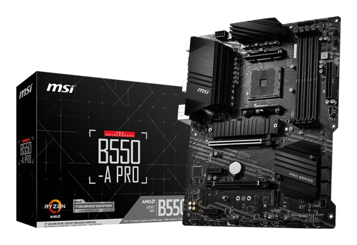 EAN 4719072733667 - MSI B550-A PRO placa base AMD B550 Zócalo AM4 ATX imagen 1