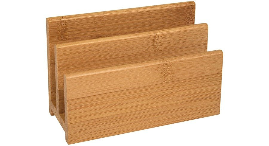 Wedo Organizador De Cartas Bambus Con 2 Compartimentos