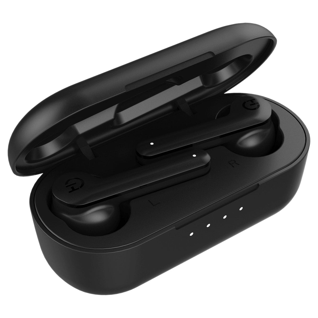 Auriculares Bluetooth Hiditec Vesta Con Estuche De Carga Autonomía 8h Negros