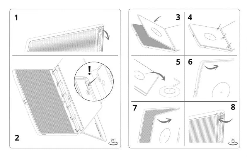 Funda Para Libro Pocketbook Hn-Qi-Pu-700-Bk-Ww Electrónico 17,8 Cm (7") Negro