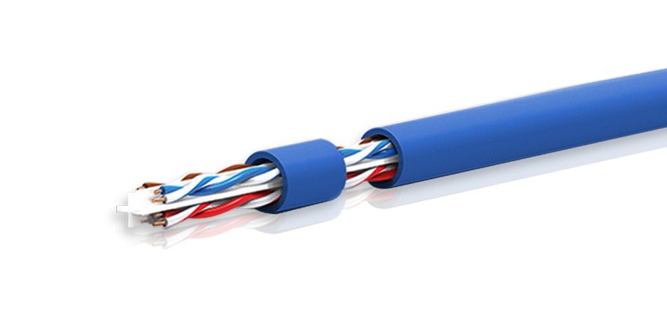 Inca Cable De Red Icat6-305m Awg23 Cat6 Utp Azul 305m Box Retail