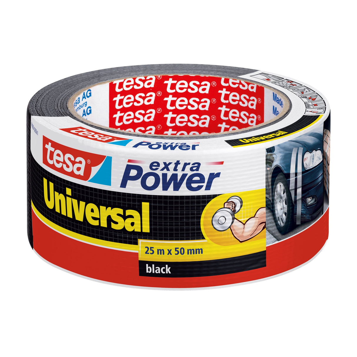Tesa Extra Power Universal 25m 50mm Negro
