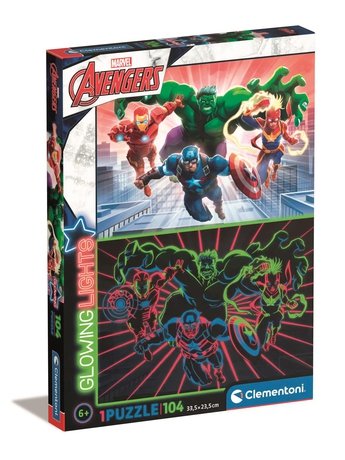 Puzzle Brillante Vengadores Avengers Marvel 104pzs
