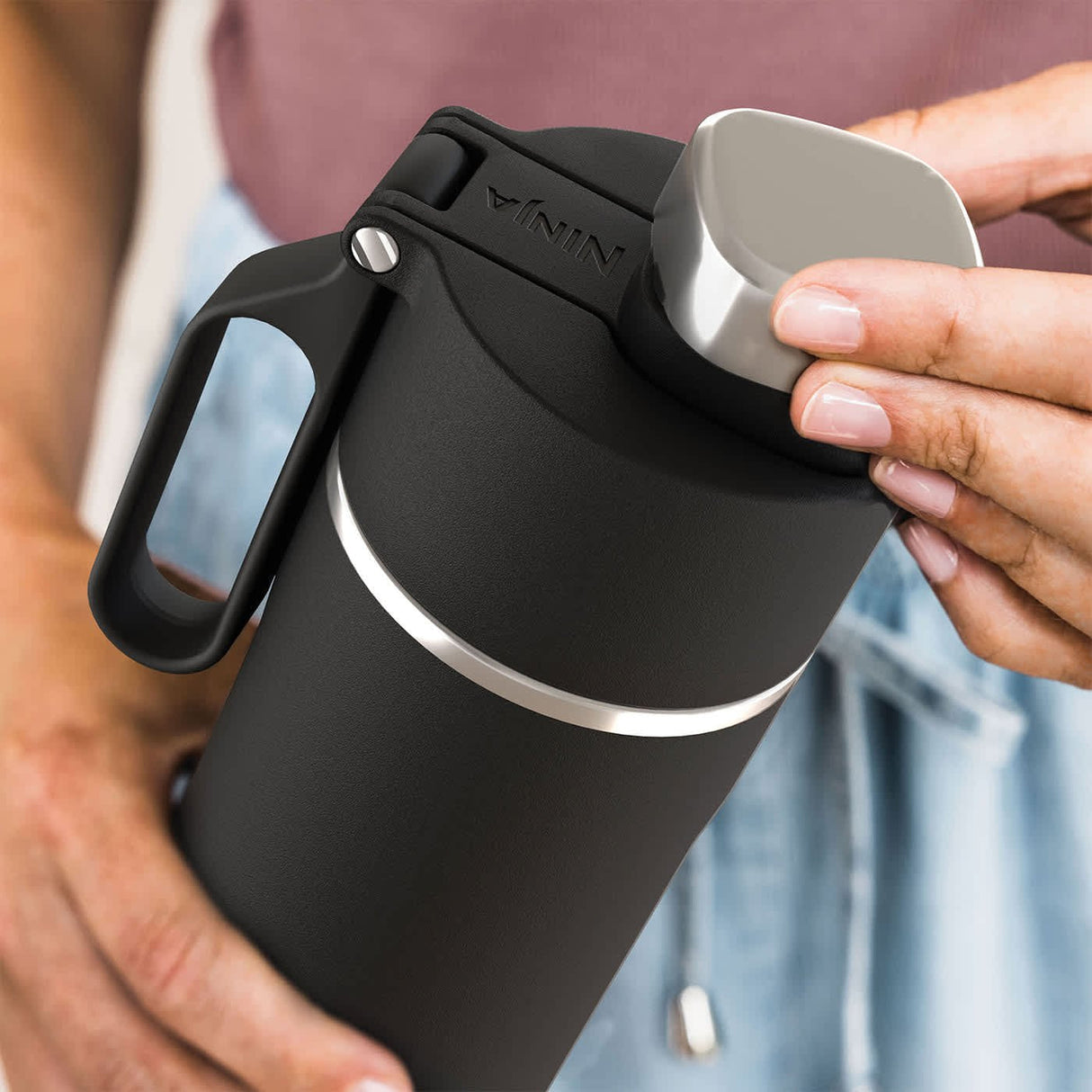 Ninja Trinkflasche 530ml -Negro