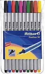 Pelikan Fineliner 96 10 Colores Surtidos En Emuche De 0,4mm
