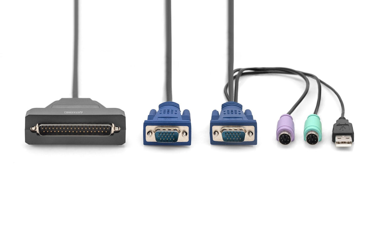 Digitus Ds-72212 Cable Para Video, Teclado Y Ratón (Kvm) Negro