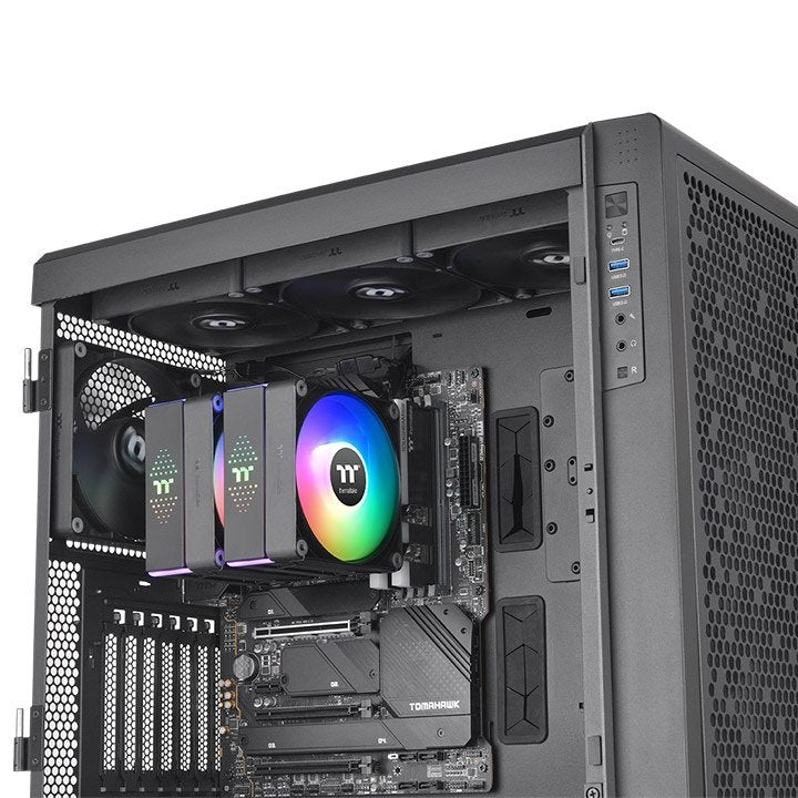EAN 4711475640955 - Thermaltake ASTRIA 600 Procesador Refrigerador de aire 12 cm Negro 2 pieza(s) imagen 6
