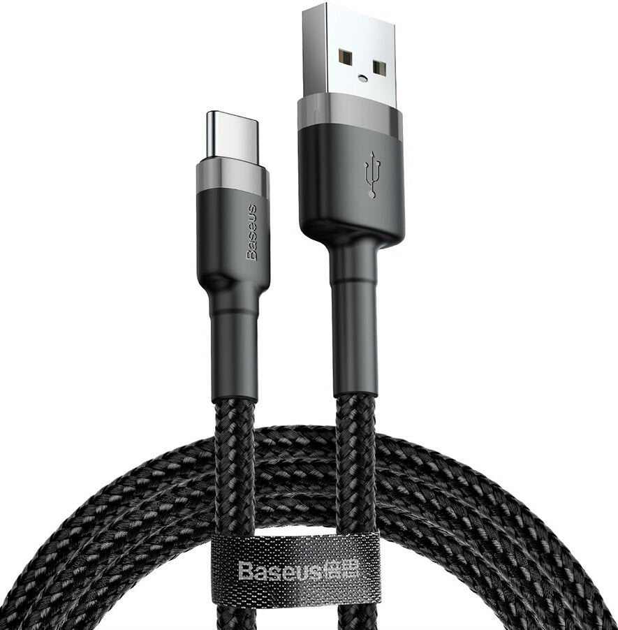 Baseus Cafule Cable Usb Usb 2.0 0,5 M Usb A Usb C Negro