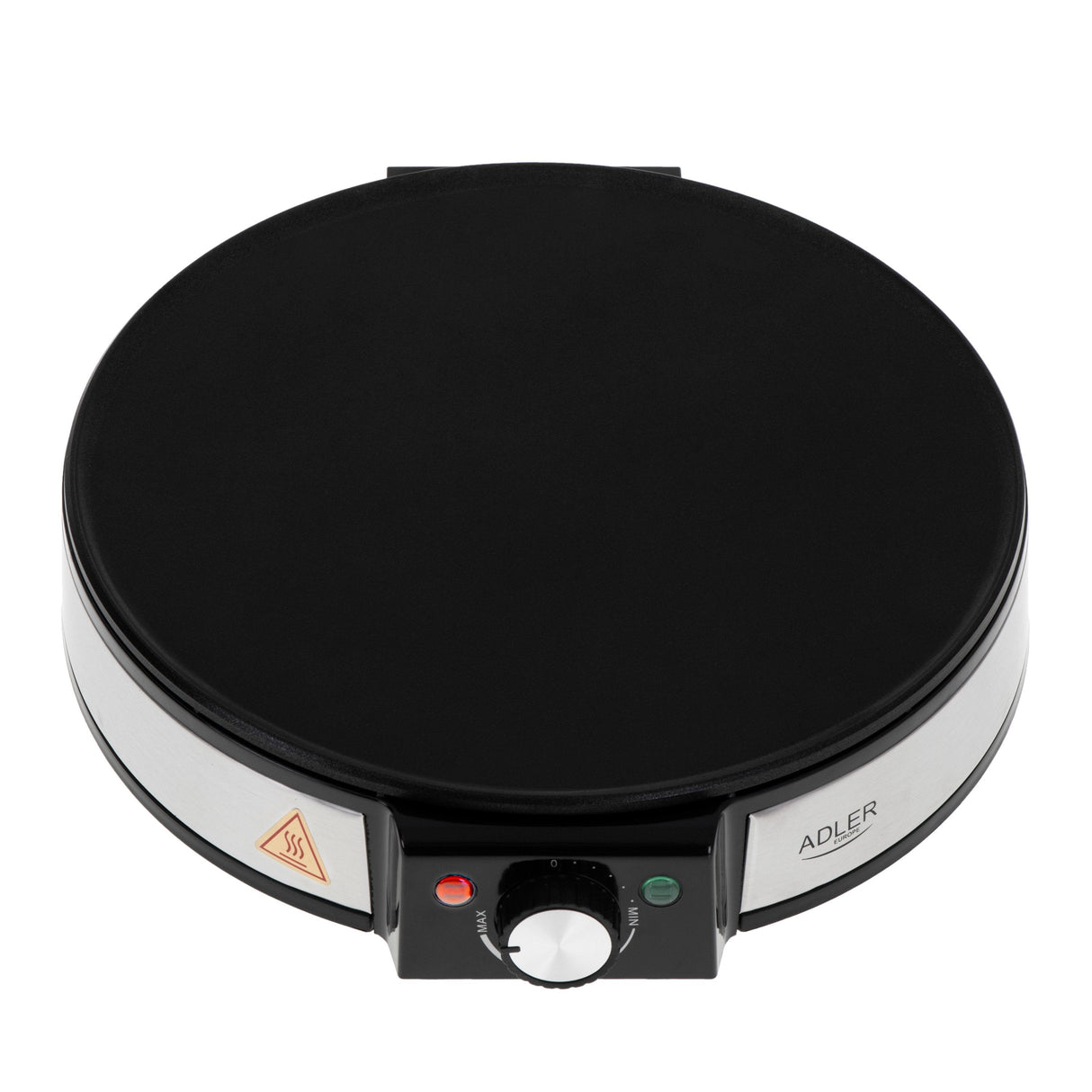 Adler Ad 3058 Crepe Maker, 1600 W, 30 Cm, Stainless Steel Black