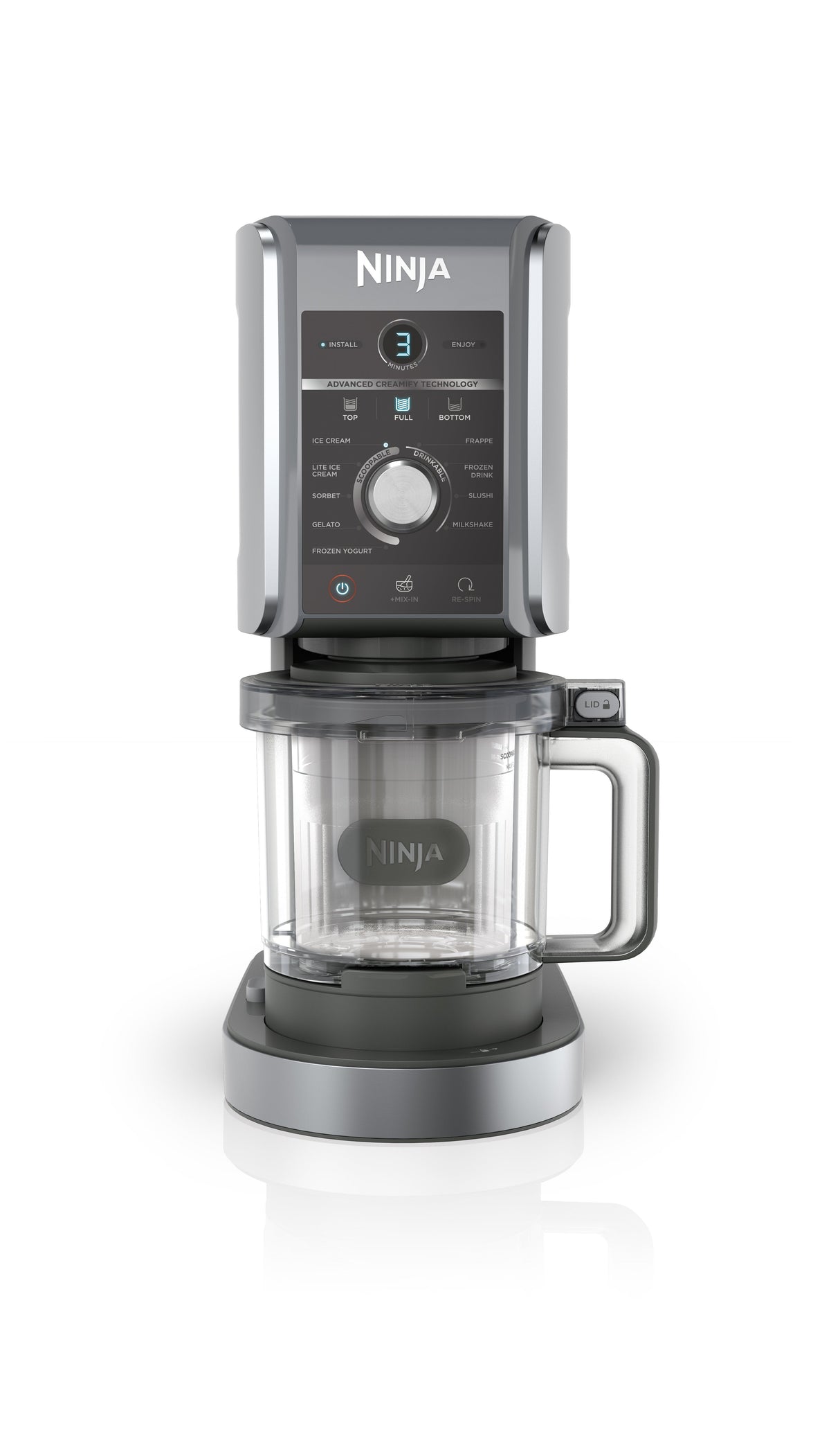 EAN 622356283076 - Ninja CREAMi Deluxe Máquina de helados y batidos 2,1 L 800 W Negro, Gris imagen 8