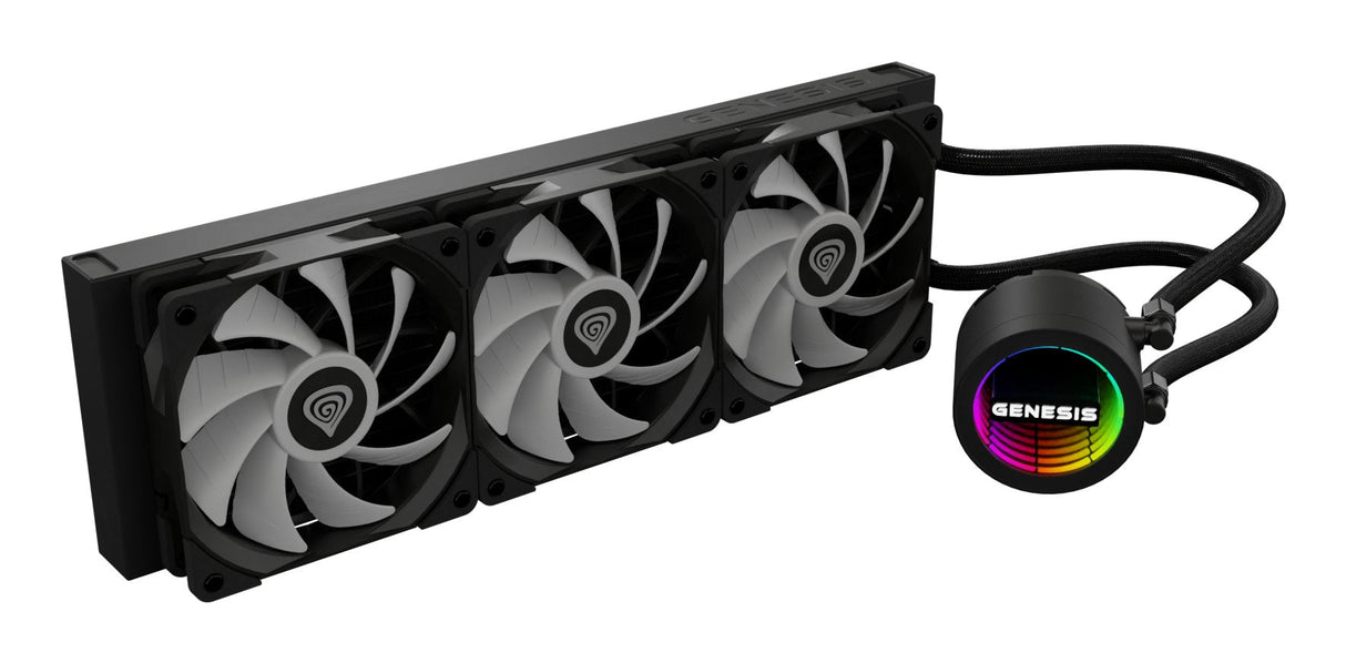 Refrigerador Liquido Cpu Genesis Refrigeracion Liquida Hydria 360 Argb 120mm + Pasta Termica