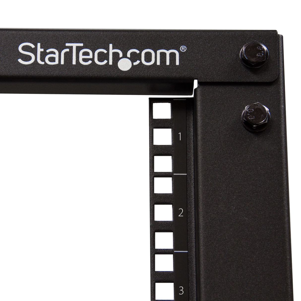 EAN 0065030886833 - StarTech.com 4POSTRACK18U armario rack Rack o bastidor independiente Negro imagen 6
