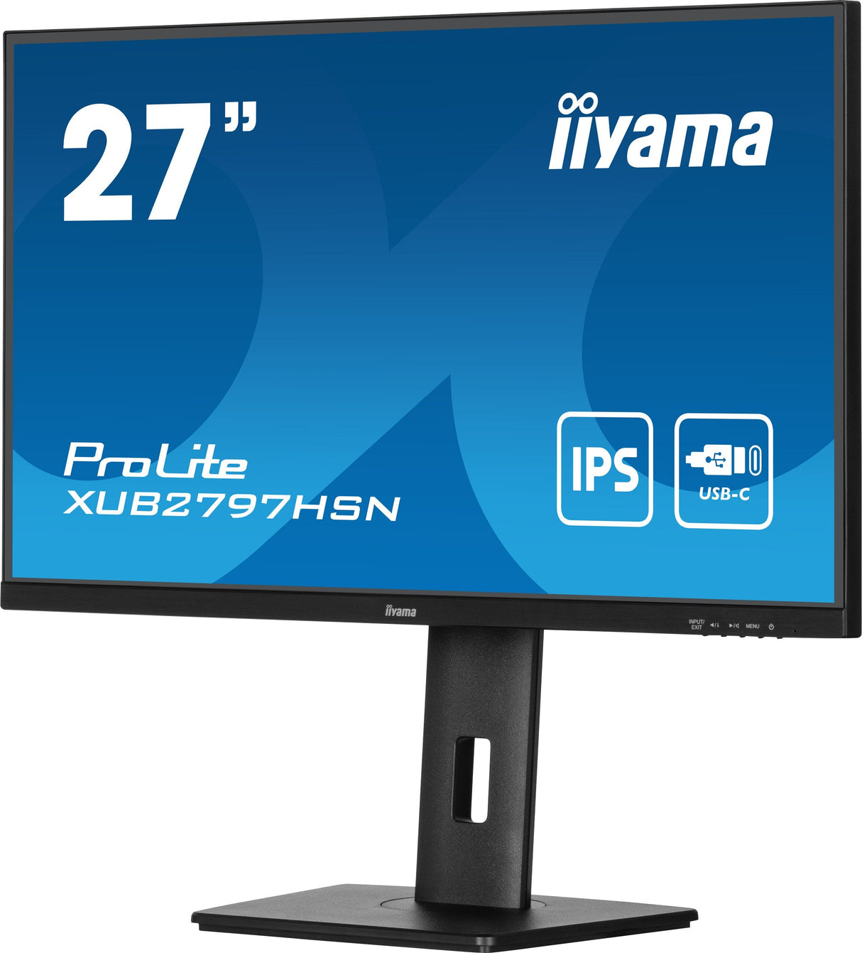 Monitor Iiyama 27" Xub2797hsn-B2 16:9 Hdmi+Dp+Usb-C
