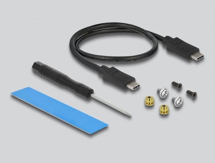 Delock Caja Combinada Externa Usb Type-C Para Ssd M.2 Nvme Pcie O Sata