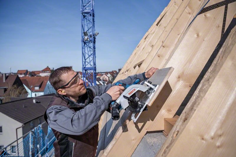 Sierra Circular Manual A Batería Bosch Gks 18v-57-2 Profesional Solo, 18volt 06016c1200