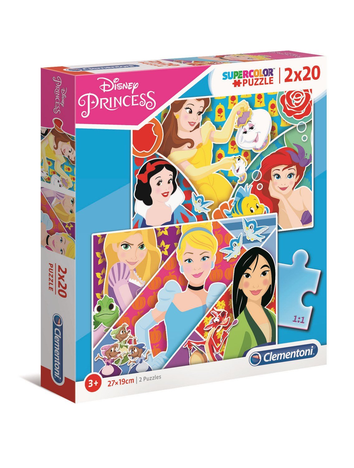 Puzzle Maxi Princesas Disney 2x20pzs