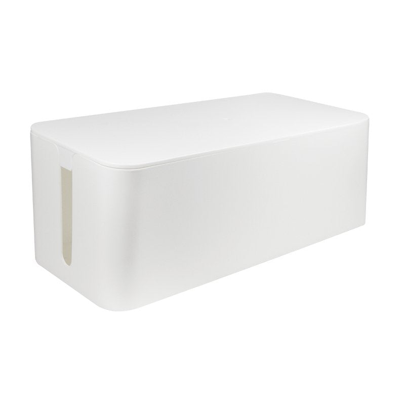 Logilink Organizador De Cables Box Plastico 400x160x135mm Blanco Kab0063