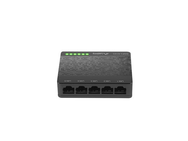 EAN 5901969415674 - Lanberg DSP1-0105 switch No administrado Fast Ethernet (10/100) Negro imagen 4