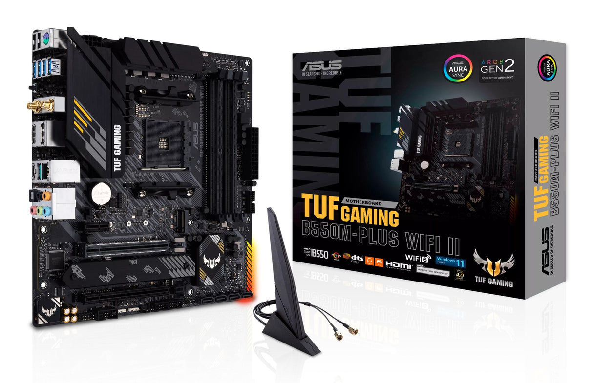 EAN 4711081305705 - ASUS TUF GAMING B550M-PLUS WIFI II AMD B550 Zócalo AM4 micro ATX imagen 1