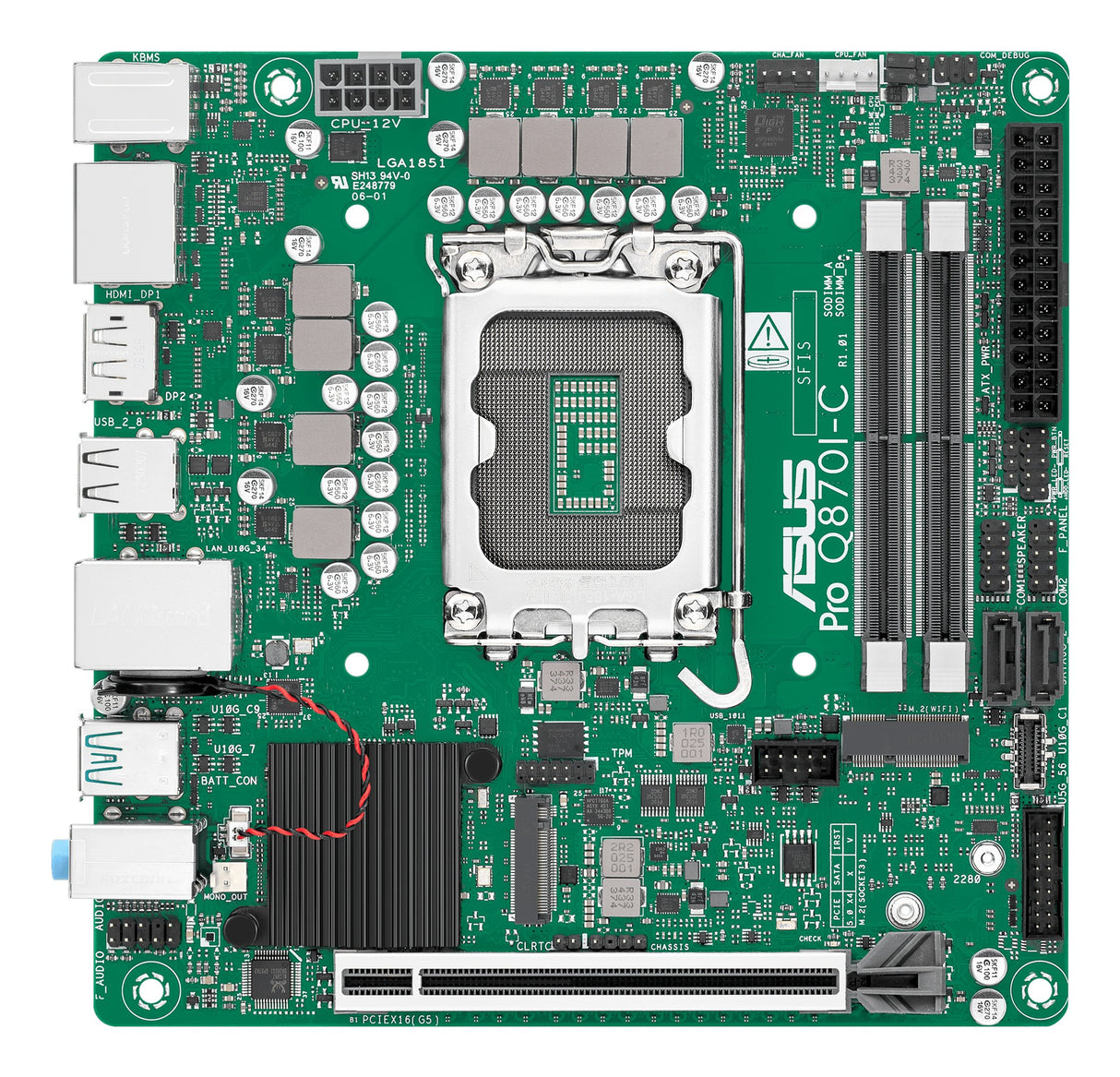 EAN 4711636208857 - ASUS PRO Q870I-C-CSM Intel Q870 LGA 1851 (Socket V1) mini ITX imagen 1