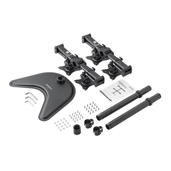 EAN 0065030870016 - StarTech.com ARMBARQUAD soporte para monitor 68,6 cm (27") Escritorio Negro imagen 6