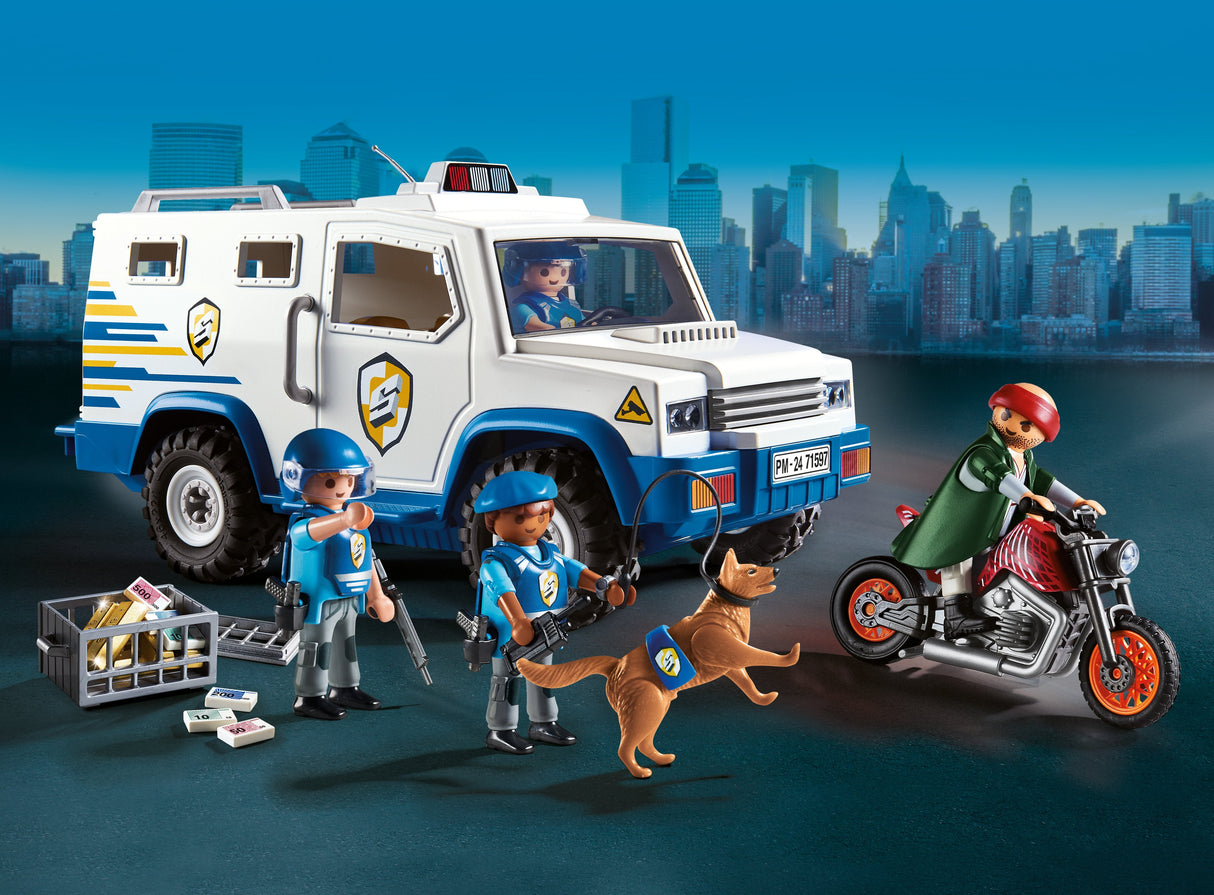 Playmobil 71597 Action Heroes Geldtransporter 71597