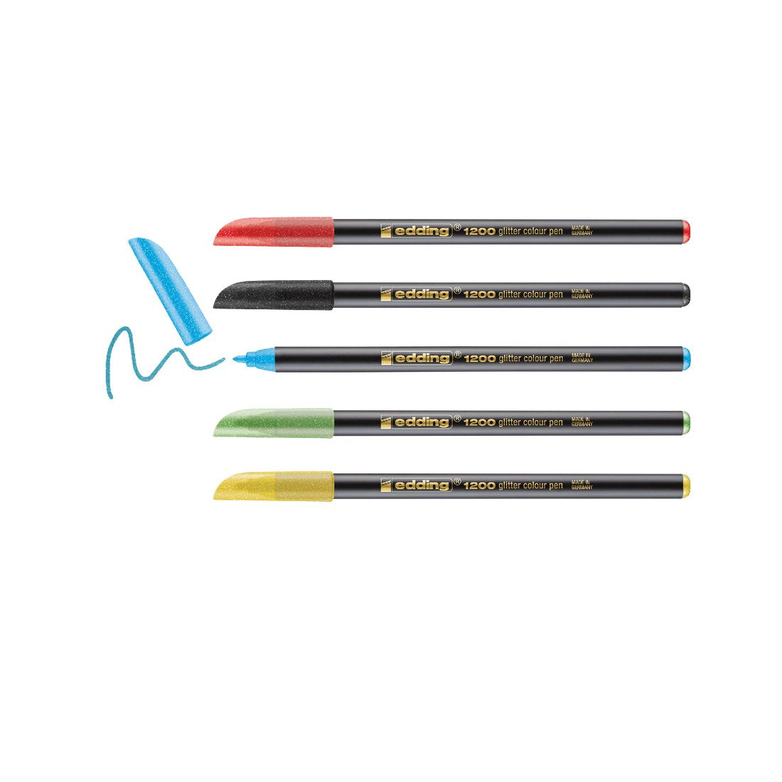 Edding Rotulador 1200 Glitter Colour Pen Estuche 5 Ud C/Básicos
