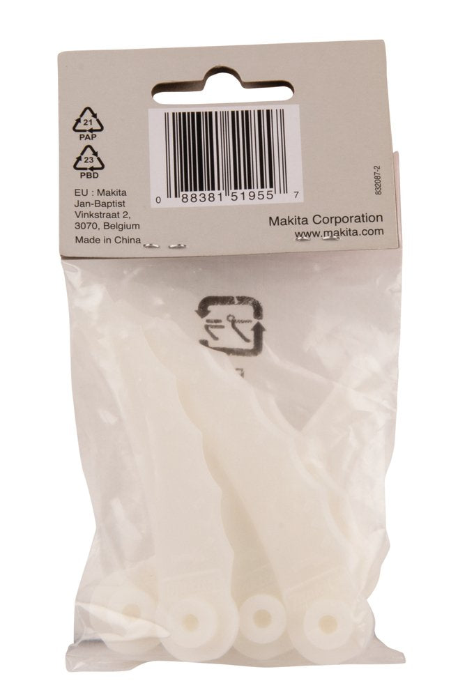 Makita 198851-4 Accesorio Para Cortaborde Y Desbrozadora Cuchilla De Corte De Doble Hoja