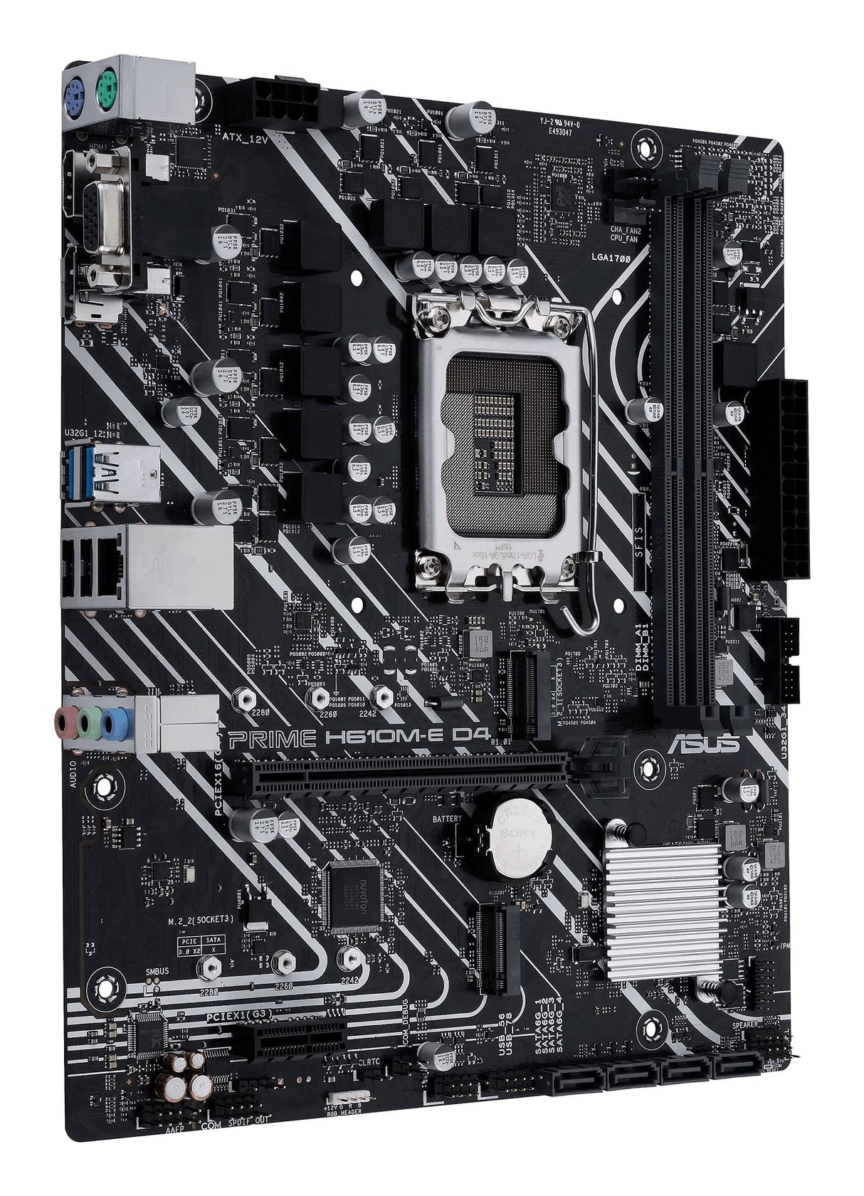Asus Prime H610m-E D4-Csm Intel H610 Lga 1700 Micro Atx