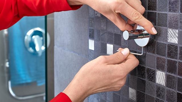 Tesa 59342 Interior Gancho Toallero Cromo 3 Pieza(S)