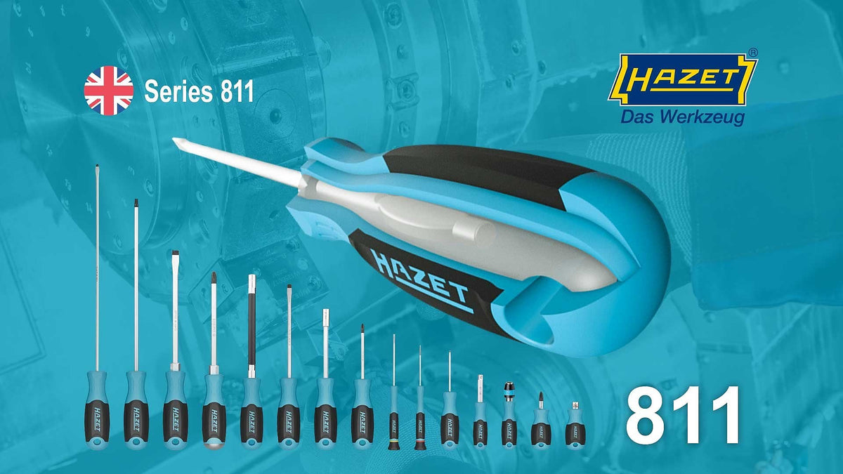 Destornillador Hazet 811el-T/7 Negro/Azul