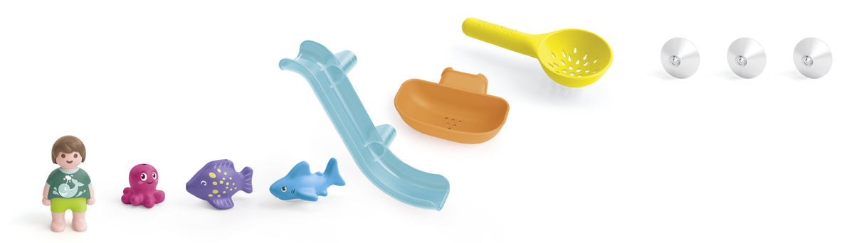 Playmobil Junior Diversion En La Pesca Con Animales Del Mar