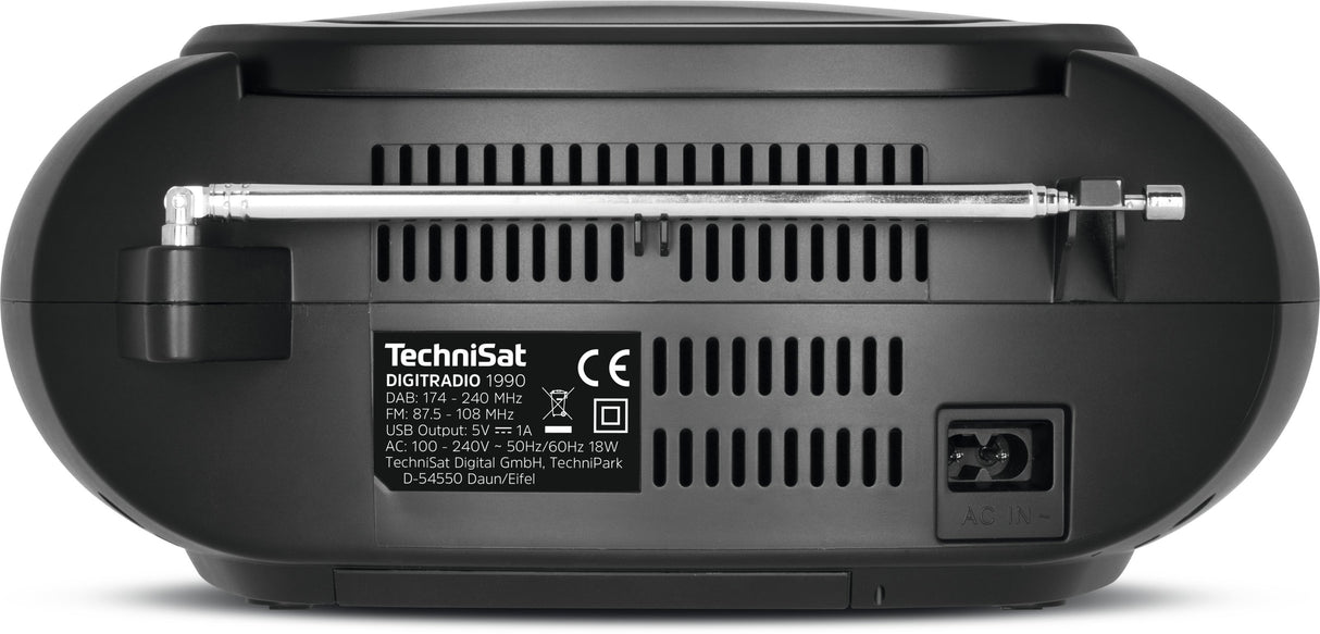 EAN 4019588039520 - TechniSat Digitradio 1990 Portátil Analógico y digital Negro, Gris imagen 5